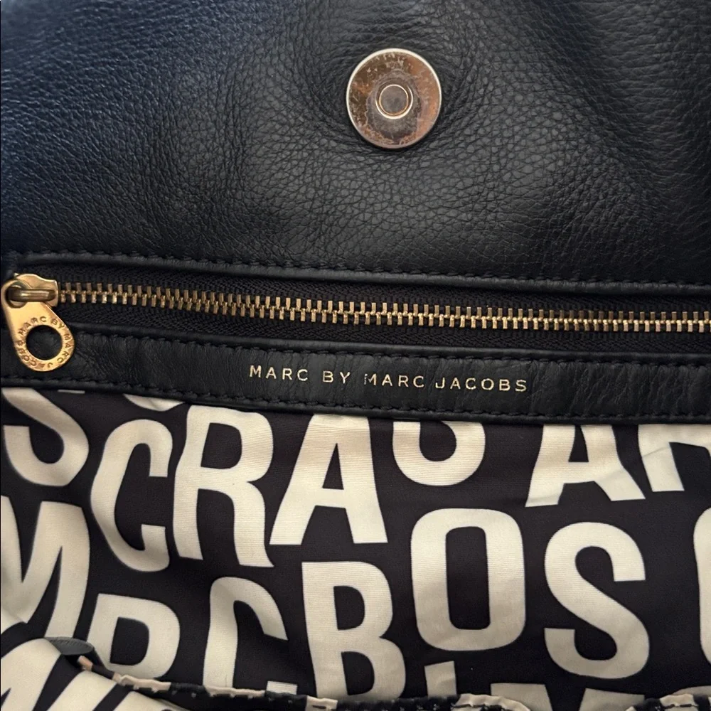 MARC by Marc Jacobs Classic Hillier Hobo Bag, Black Leather